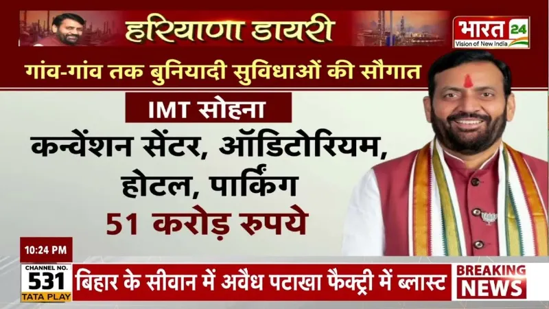 Haryana Diary: हरियाणा में विकास को रफ्तार! CM Nayab Saini ने ₹399 करोड़ के कामों को दी मंजूरी!
