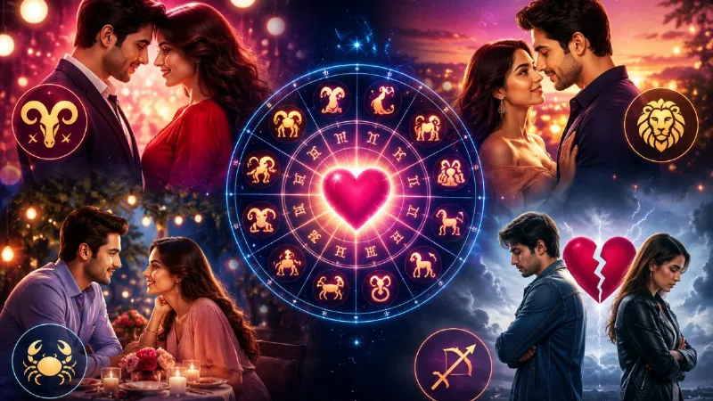Love Rashifal: मेष-मकर की लाइफ में बढ़ेगा रोमांस, इन राशियों के बीच होगी अनबन, पढ़ें आज का लव राशिफल