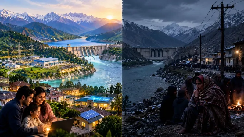 Same Rivers, Different Fortunes: Power Surplus in J&K, Blackouts in PoJK