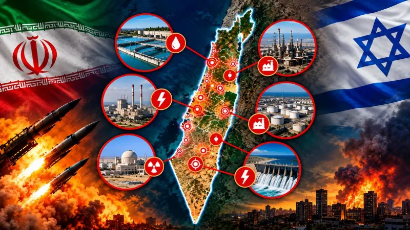 We will destroy Israel in an hour Iran issues threat releases a map infrastructure
