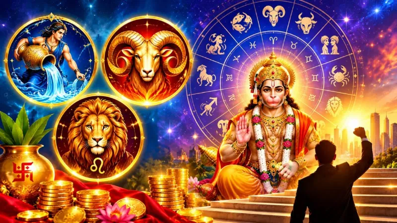आज इन 3 राशियों की पलट सकती है किस्मत! मेष, कर्क और सिंह वालों के जीवन में आएंगे बड़े बदलाव