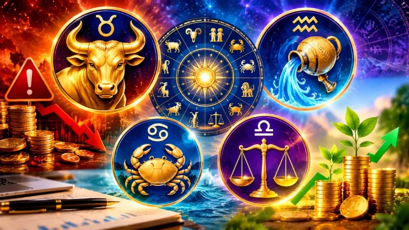 वृषभ और कुंभ राशि वाले निवेश में बरतें सावधानी, कर्क और तुला को मिल सकता है लाभ, पढ़ें कल का राशिफल