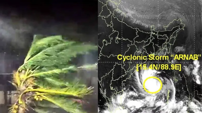 Cyclone Arnab: लैंडफॉल के बाद और विकराल हुआ अर्नब तूफान, आंध्र में घर तबाह, रिहायशी इलाकों में घुसा पानी