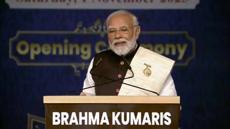 'आचरण ही सबसे बड़ा तप, धर्म और ज्ञान', ब्रह्मकुमारी शांति शिखर उद्घाटन समारोह में बोले PM मोदी