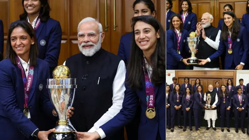 PM Modi Meets Team India Did Not Touched Icc world cup trophy know why