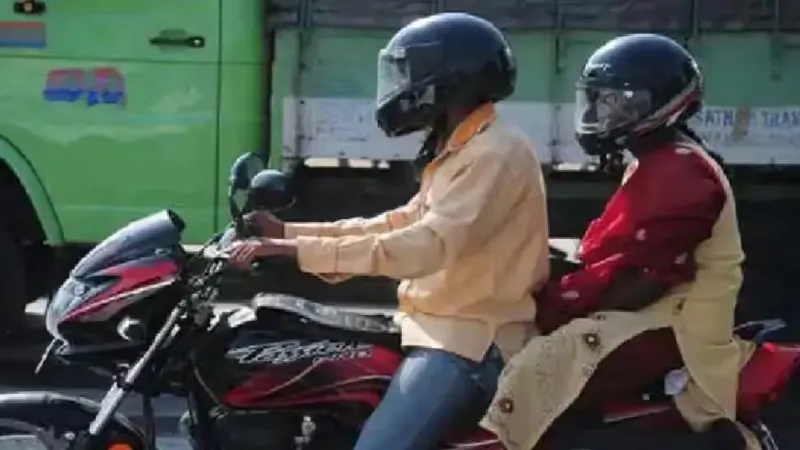 mandates helmets for pillion riders new rule in madhya pradesh five cities