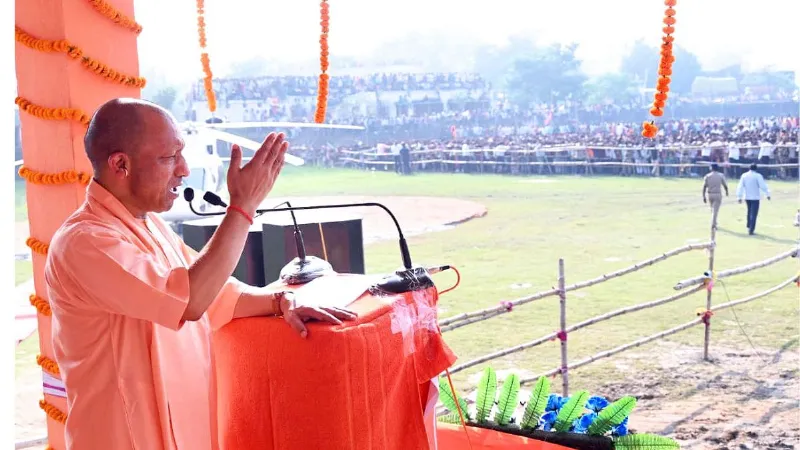CM Yogi lashed out at the opposition in Motihari Said We used bulldozers in UP