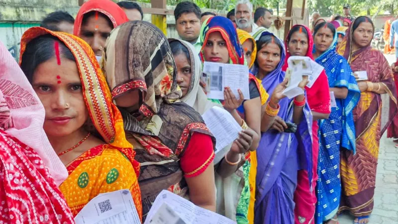Women voters created history Bihar elections 2025 created new record casting so many more votes men