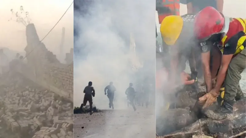 VIDEO of massive explosion near airport in Pakistan