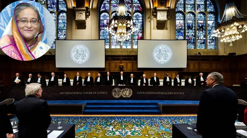 Can Sheikh Hasina challenge the court decision in ICJ or UN