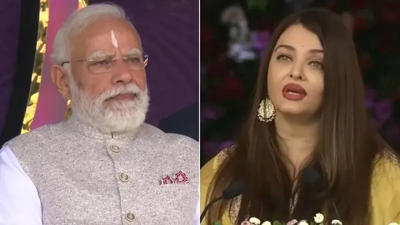 Aishwarya Rai Praises PM Modi at cenetary celebration of satya sai baba know what she says