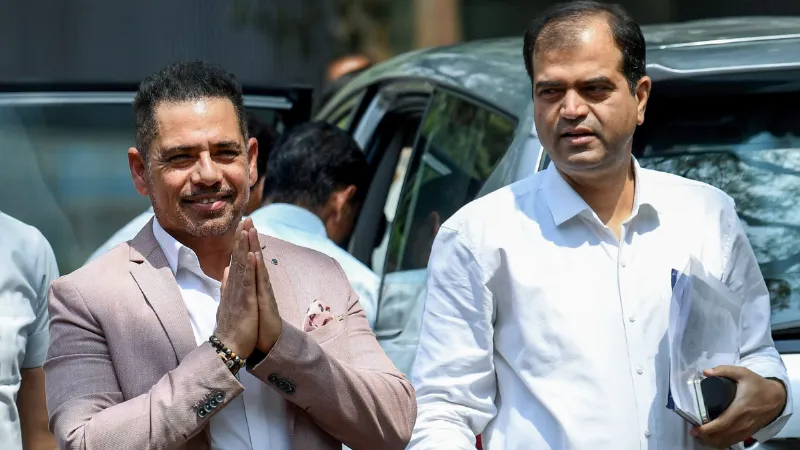 ED against Robert Vadra name appears in the charge sheet for the first time