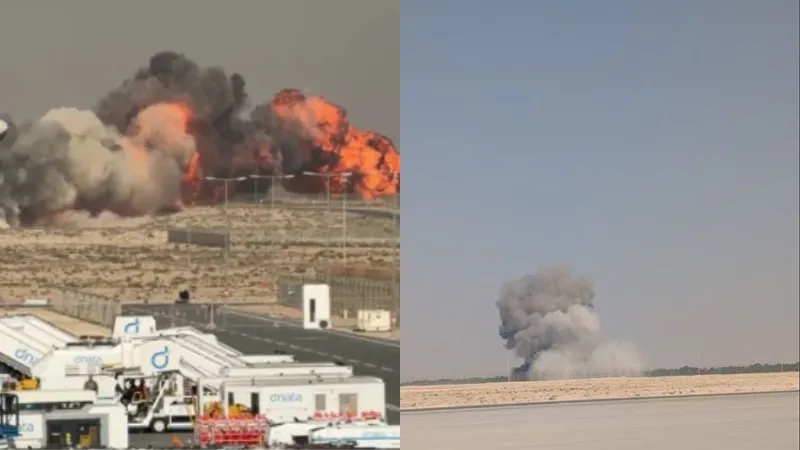 Tejas aircraft crashes during air show in Dubai