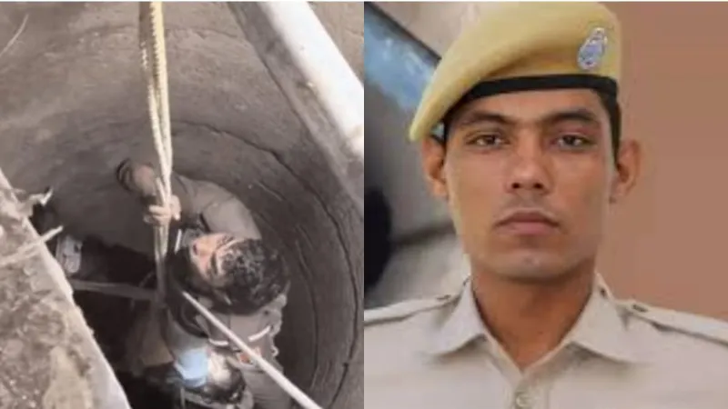Jaipur Constable Gopal Jajra Rescues Woman from 150-Foot Well at Midnight