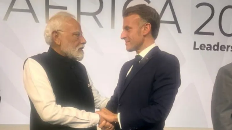 थैंक यू माय फ्रेंड...PM मोदी से मुलाकात करने के बाद बोले फ्रांस के राष्ट्रपति