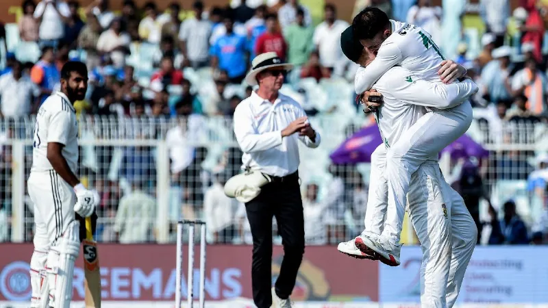 IND vs SA South African players third day of Guwahati Test Team India clean sweep