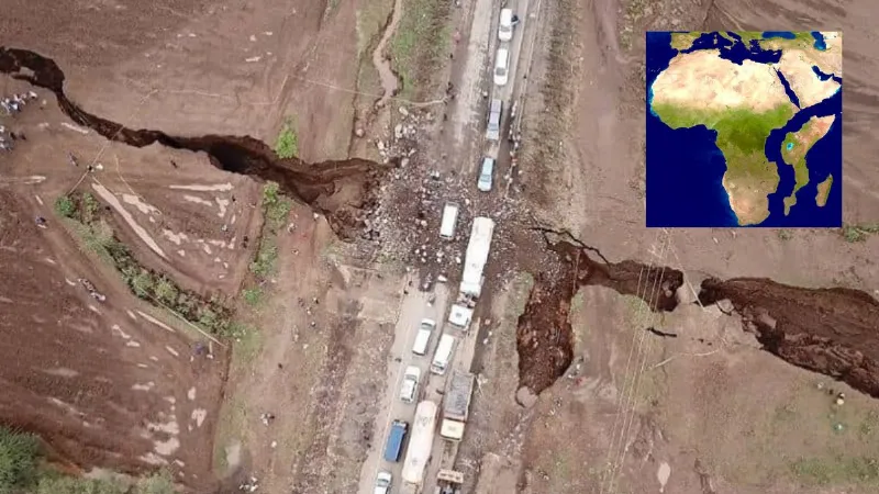 Earth map change African continent on the verge of bursting Know the reason behind this