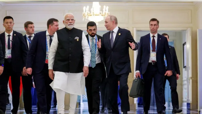 Which force will handle security during Putin India visit