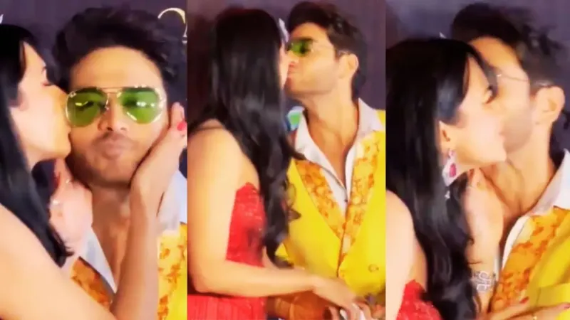 मीडिया के सामने गौरव खन्ना की पत्नी ने किया KISS,हूटिंग से झूम उठा माहौल; देखें VIDEO