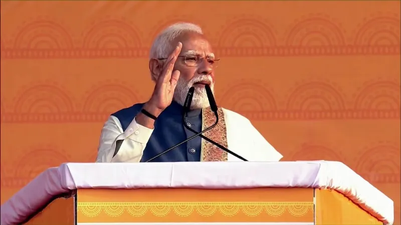 हमारी सरकार को धार 370 की दीवार गिराने...', राष्ट्र प्रेरणा स्थल के उद्घाटन  के मौके पर बोले पीएम मोदी