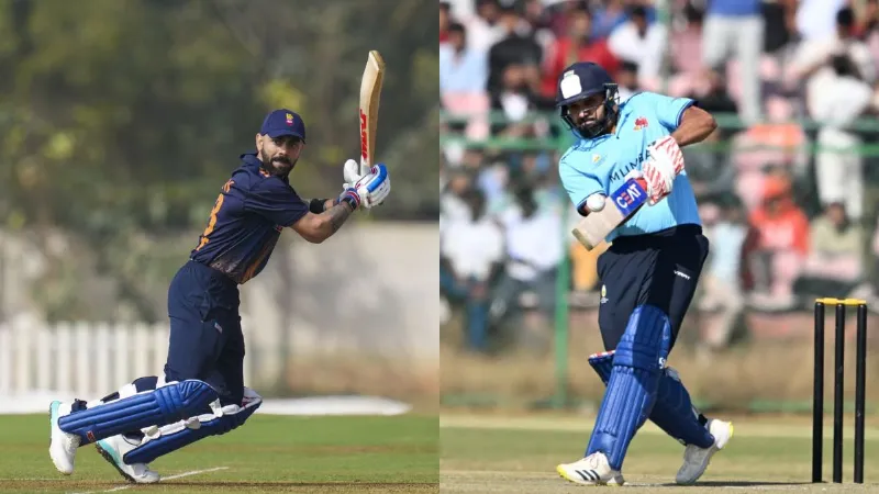 रोहित शर्मा का नहीं चला बल्ला, विराट ने मचाया धमाल.. जानें आज VHT में किन प्लेयर्स ने उड़ाया गर्दा