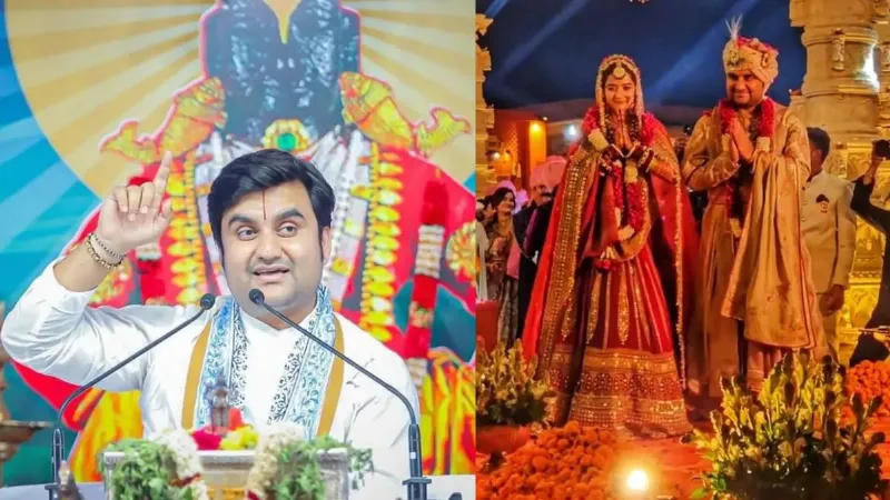 हाइक्लास शादी करने वाले कथावाचक इंद्रेश उपाध्याय के पास कितनी संपति? कितना फीस लेते हैं महाराज?