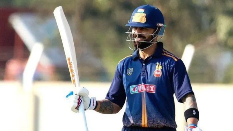 Virat Kohli returns Vijay Hazare Trophy DDCA gave information Matches played on 6th January