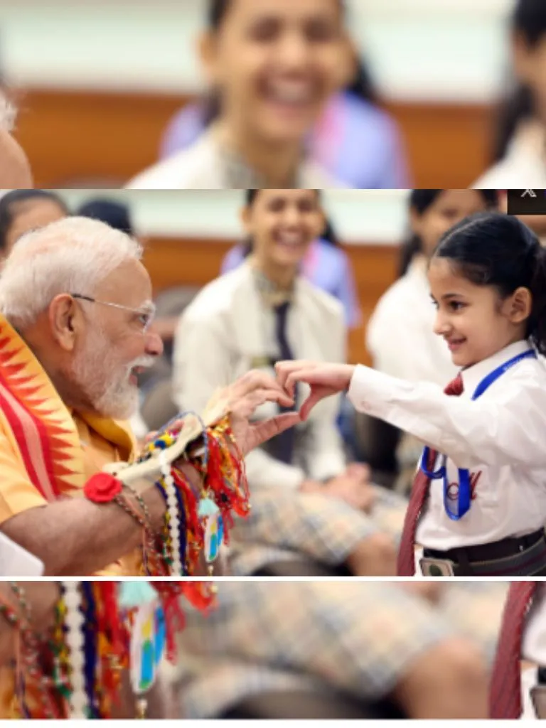 मंदिर, सीमाएं, मासूम मुस्कान और दुनिया का मंच—PM मोदी की ये तस्वीरें खुद एक कहानी हैं