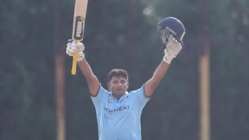 Vijay Hazare Trophy sarfaraz khan record break performance