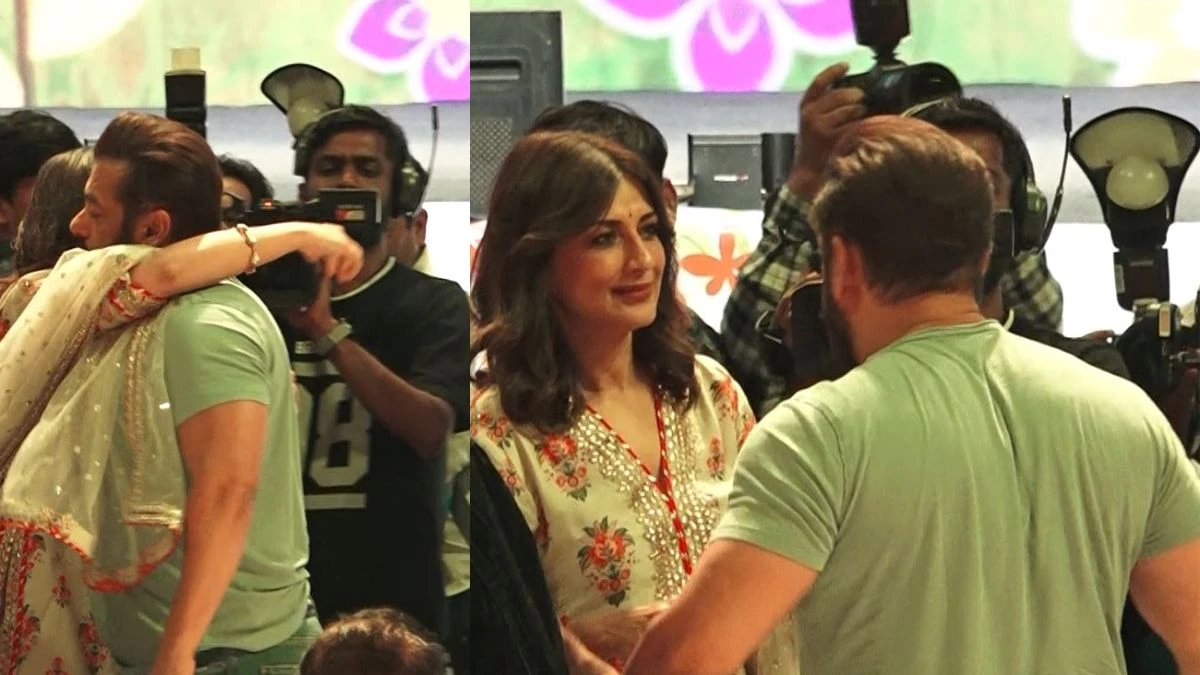 इवेंट में एक साथ नजर आए सलमान खान और सोनाली बेंद्रे, फैंस को याद आई 'हम साथ-साथ हैं' की प्रेम-प्रीति की जोड़ी