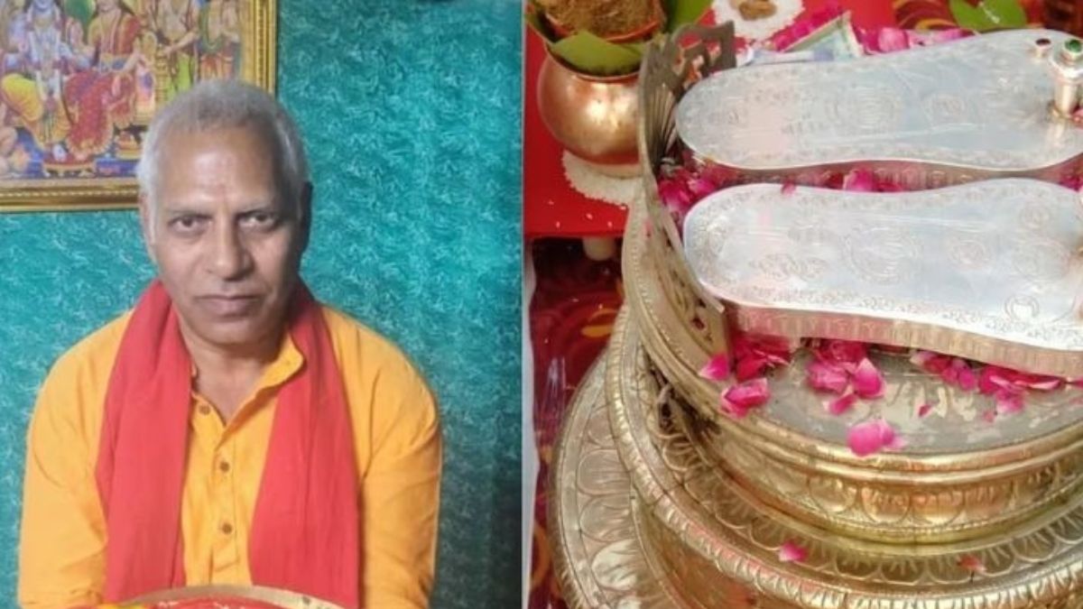 Ram Mandir: अचानक चर्चा में आई सोने-चांदी से बनी रामलला की चरण पादुका,  शास्त्रों का अध्ययन कर किया गया निर्माण