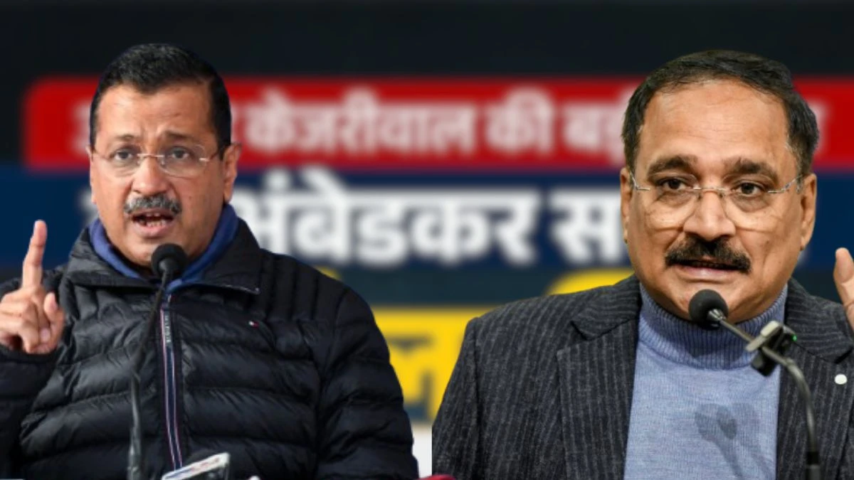 Delhi BJP chief questions timing of Dr Ambedkar Scholarship by AAP
