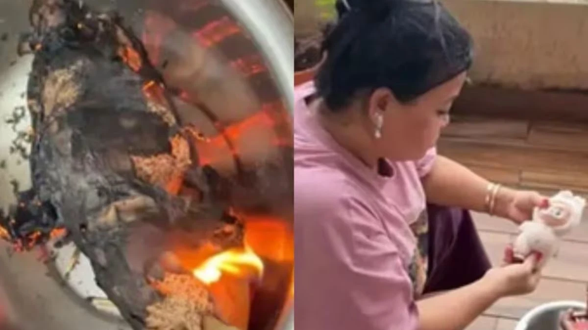 Comedian Bharti Singh Why Burnt Labubu Doll