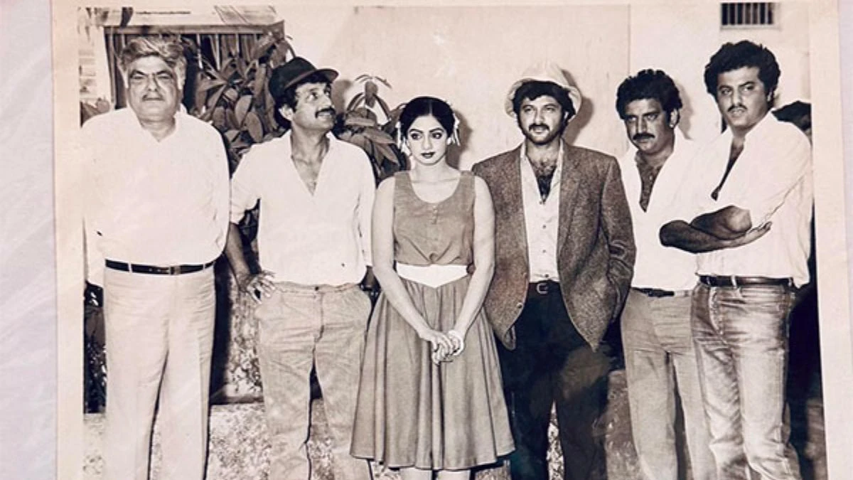 'मिस्टर इंडिया' की शूटिंग के दौरान श्रीदेवी और अनिल कपूर की यह तस्वीर आपको पुराने दिनों में ले जाएगी