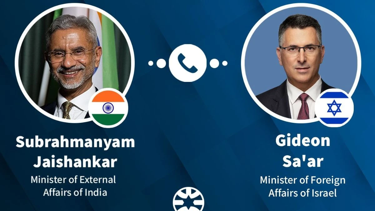 Jaishankar speaks with Israeli FM discusses developments in Middle East
