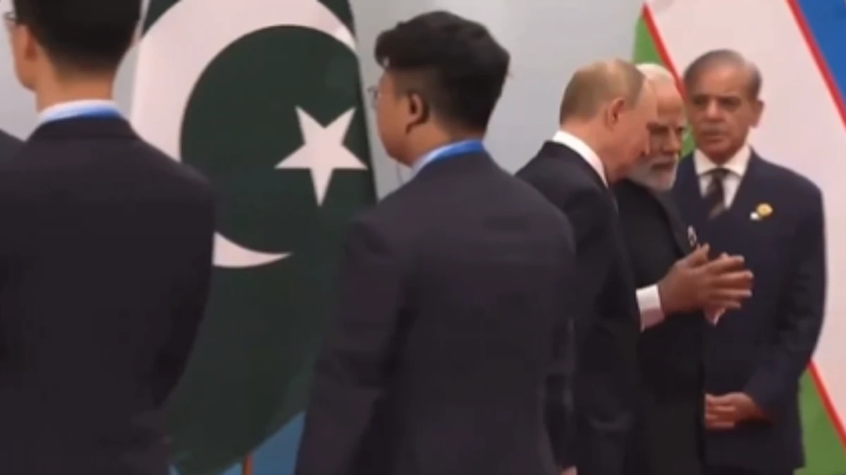 SCO Summit Huge humiliation for Pakistani PM!= Shahbaz looked defeated in front of Putin-Modi duo