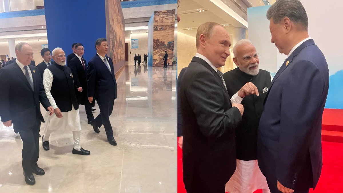 This picture increased Trump anxiety PM Modi met Putin at the SCO Summit know why it is being considered important