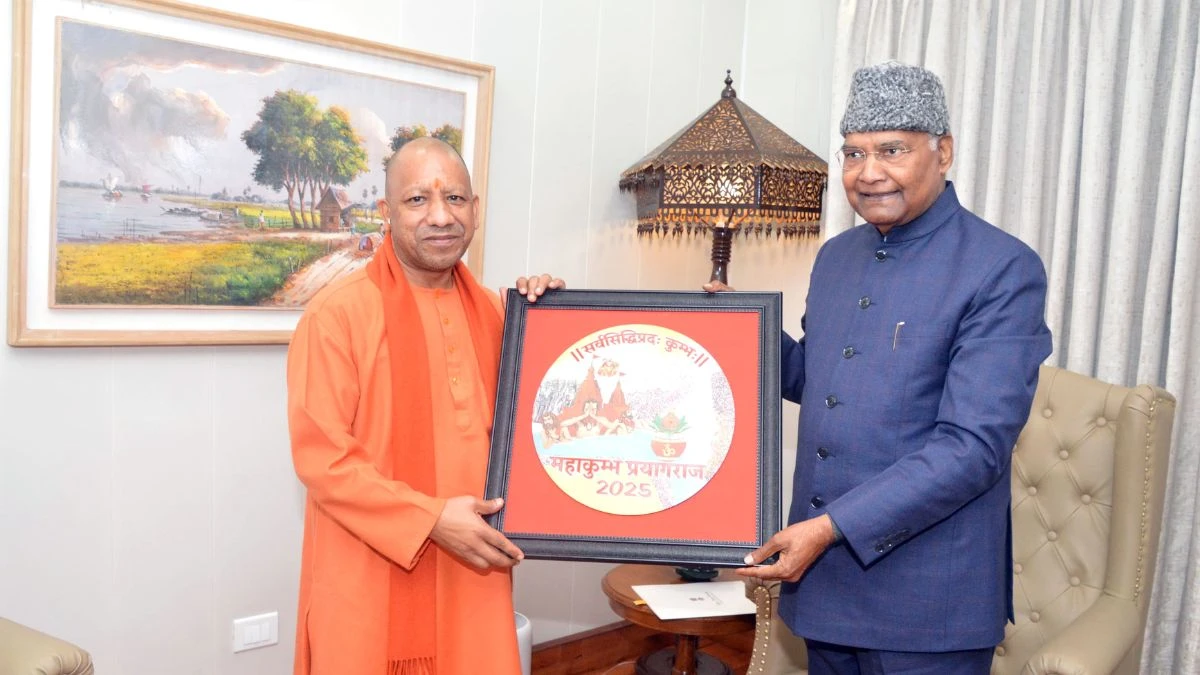 CM Yogi invites Ram Nath Kovind for Mahakumbh 2025 preparations reach final stage