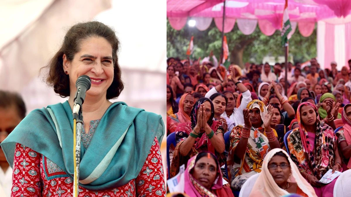 प्रियंका गांधी ने कहा, जुलाई से हर महीने महिलाओं के खाते में 8500 रुपये जमा करेंगे