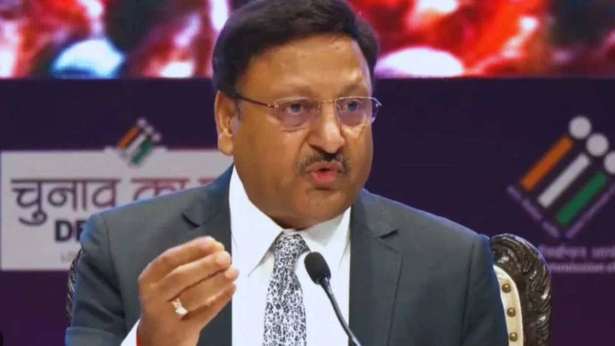 मुख्य चुनाव आयुक्त राजीव कुमार ने की प्रेस कॉन्फ्रेंस/ Social Media