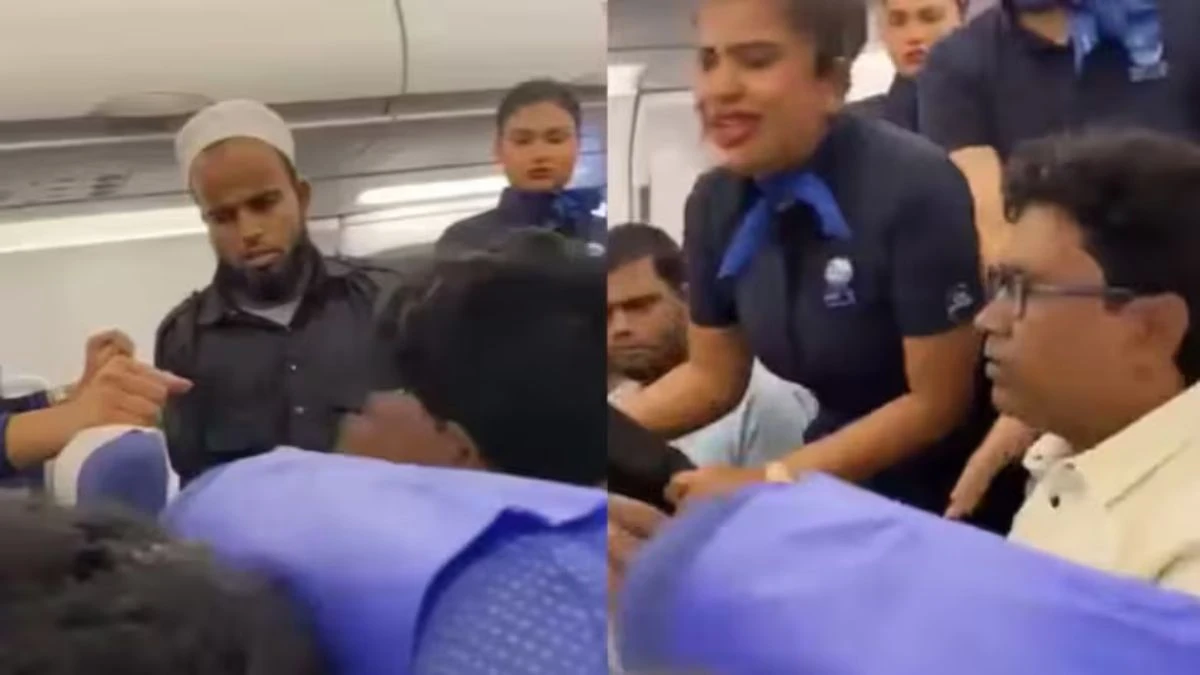 'बेवजह हाथ उठाने वाला जाहिल है',  इंडिगो फ्लाइट में यात्री को शख्स ने मारा जोरदार तमाचा; VIDEO Viral