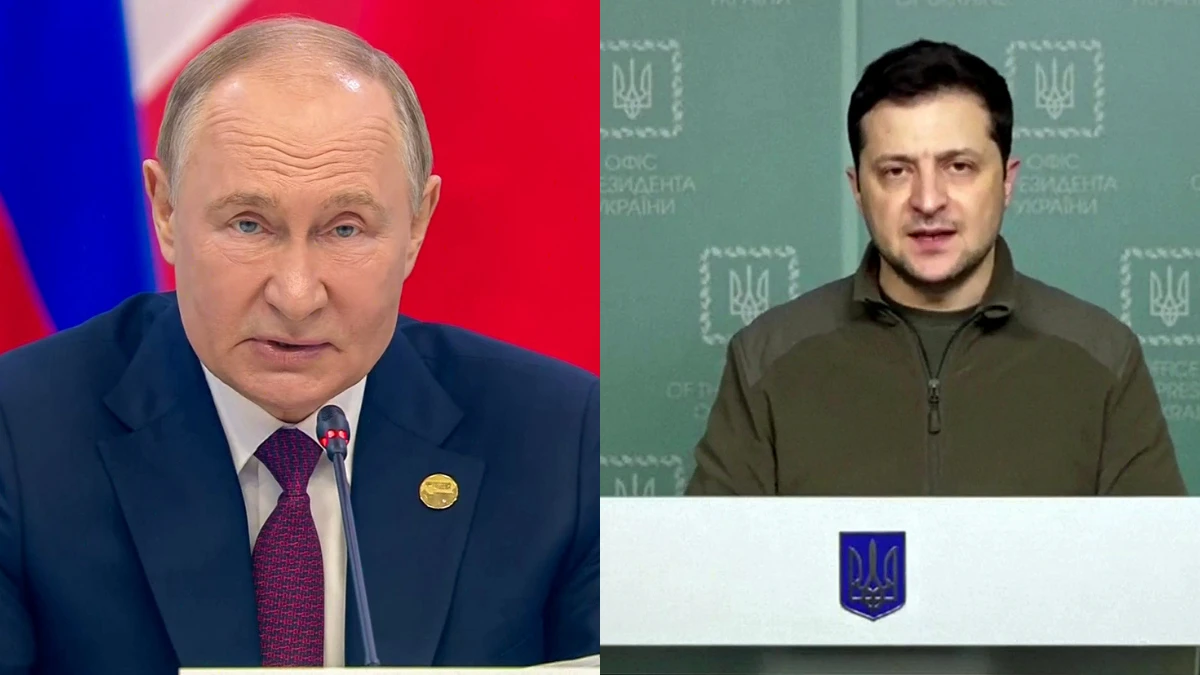Zelensky language suddenly changed he threatened Putin Ukraine attacking Russia