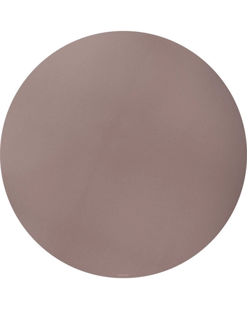 Taupe | Runde Bodenmatte