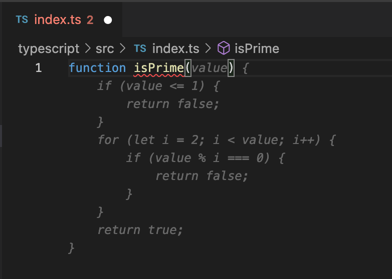 a function to check if a given number is prime checks while i < n