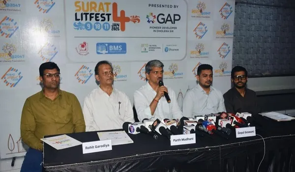सूरत लिटरेचर फेस्टिवल 2026: महानगरों से परे राष्ट्रीय विचारों का मंच