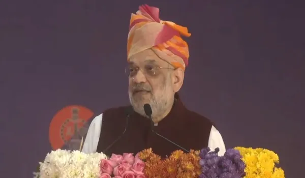 केंद्रीय गृह मंत्री अमित शाह बोले- भजनलाल सरकार ने पेपर लीक का सिलसिला खत्म कर दिया, अपराध में करीब 14 फीसदी तक कमी हुई