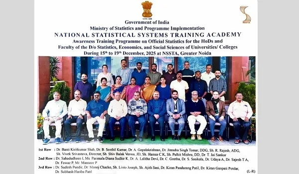 सार्वजनिक यूनिवर्सिटी के एससीसीसीए के प्रोफेसर ने एनएसएसटीए में ‘ऑफिशियल स्टैटिस्टिक्स’ प्रशिक्षण पूर्ण किया
