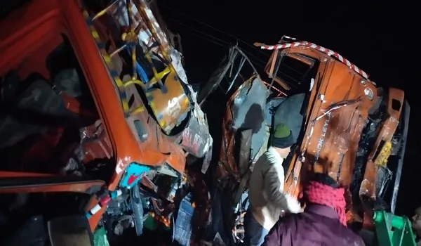 सवाई माधोपुर में दो ट्रकों में आमने-सामने हुई भिड़ंत, हादसे में तीन लोगों की मौत, एक व्यक्ति की हालत गंभीर