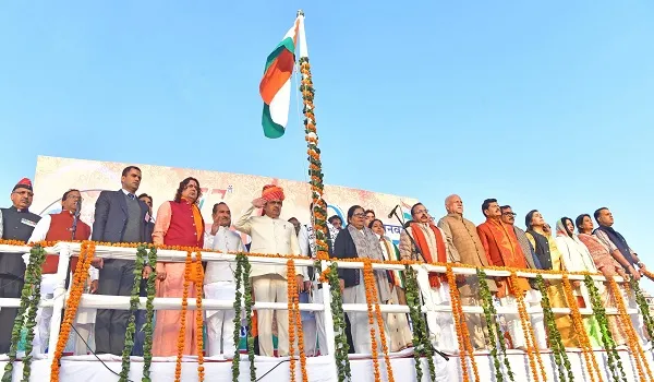 बड़ी चौपड़ पर गणतंत्र दिवस कार्यक्रम: CM भजनलाल शर्मा बोले- आज पीएम मोदी के नेतृत्व में देश आगे बढ़ रहा है