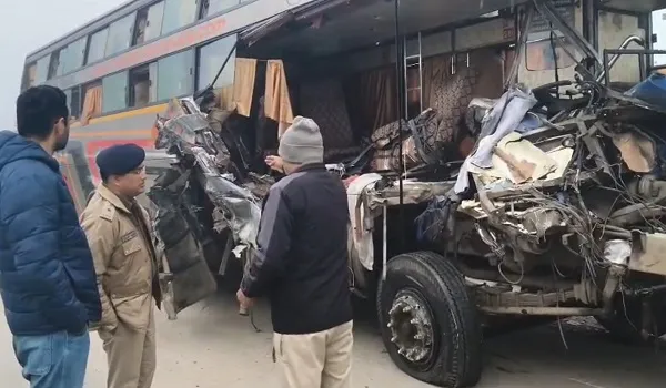 भरतपुर में दर्दनाक सड़क हादसा, चार लोगों की मौत... पांच अन्य हुए गंभीर घायल